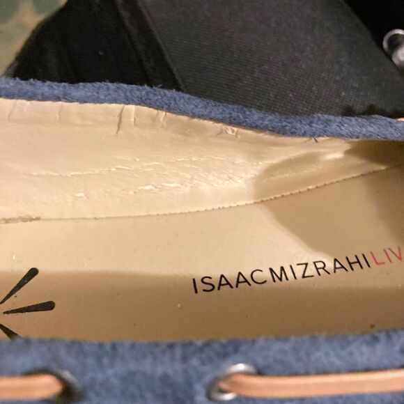 ISAAC MIZRAHI‎ LIVE!  Women’s shoes Size 7M, Blue & Tan - Picture 3 of 12